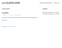 Tablet Screenshot of lacajeta.com